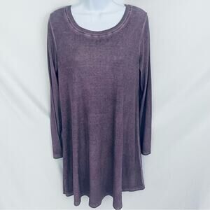 Easel Purple Long Sleeve Dress Size Small